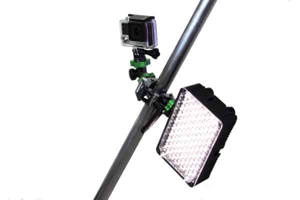 Savior mini Light angle with Gopro